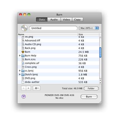 list of free dvd burning software mac